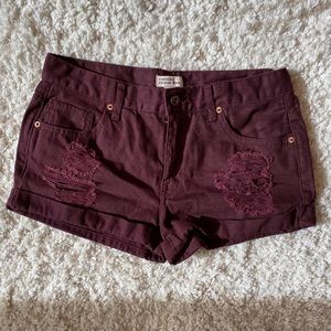 NWOT cuffed denim shorts